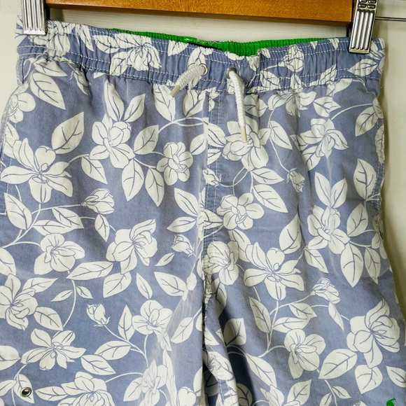 POLO Ralph Lauren 7 Boys Blue Hawaiian Tropical Floral Board Shorts Swim… - Picture 3 of 9
